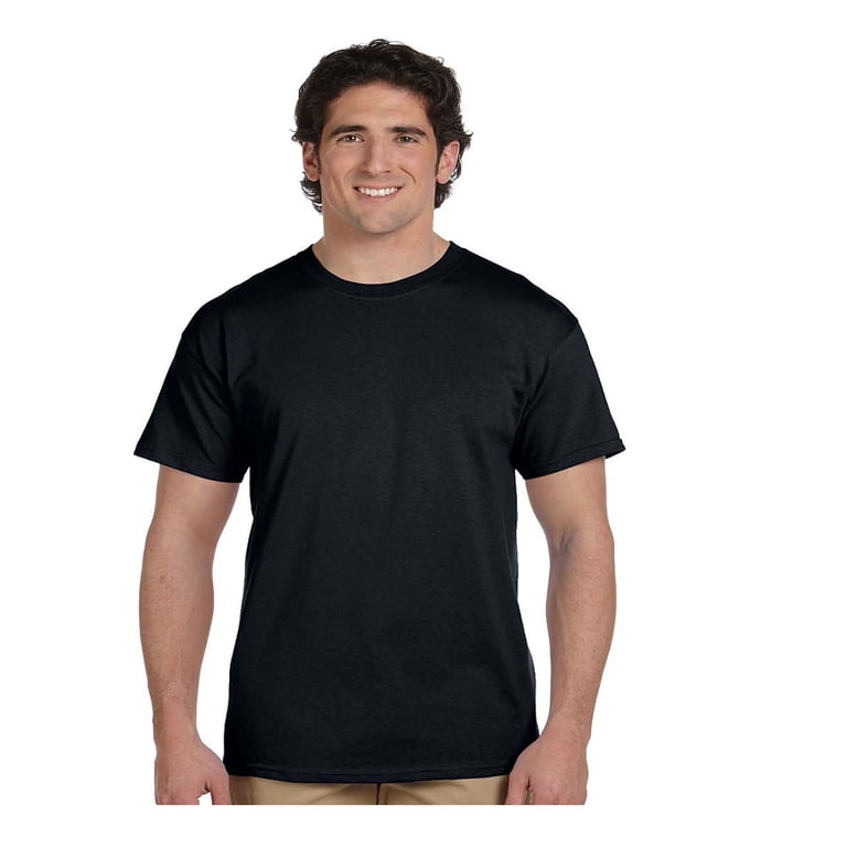 GILDAN Men’s Ultra Taped Neck T-Shirt – Preshrunk Jersey Tee, Multiple Colors & Sizes S-5X