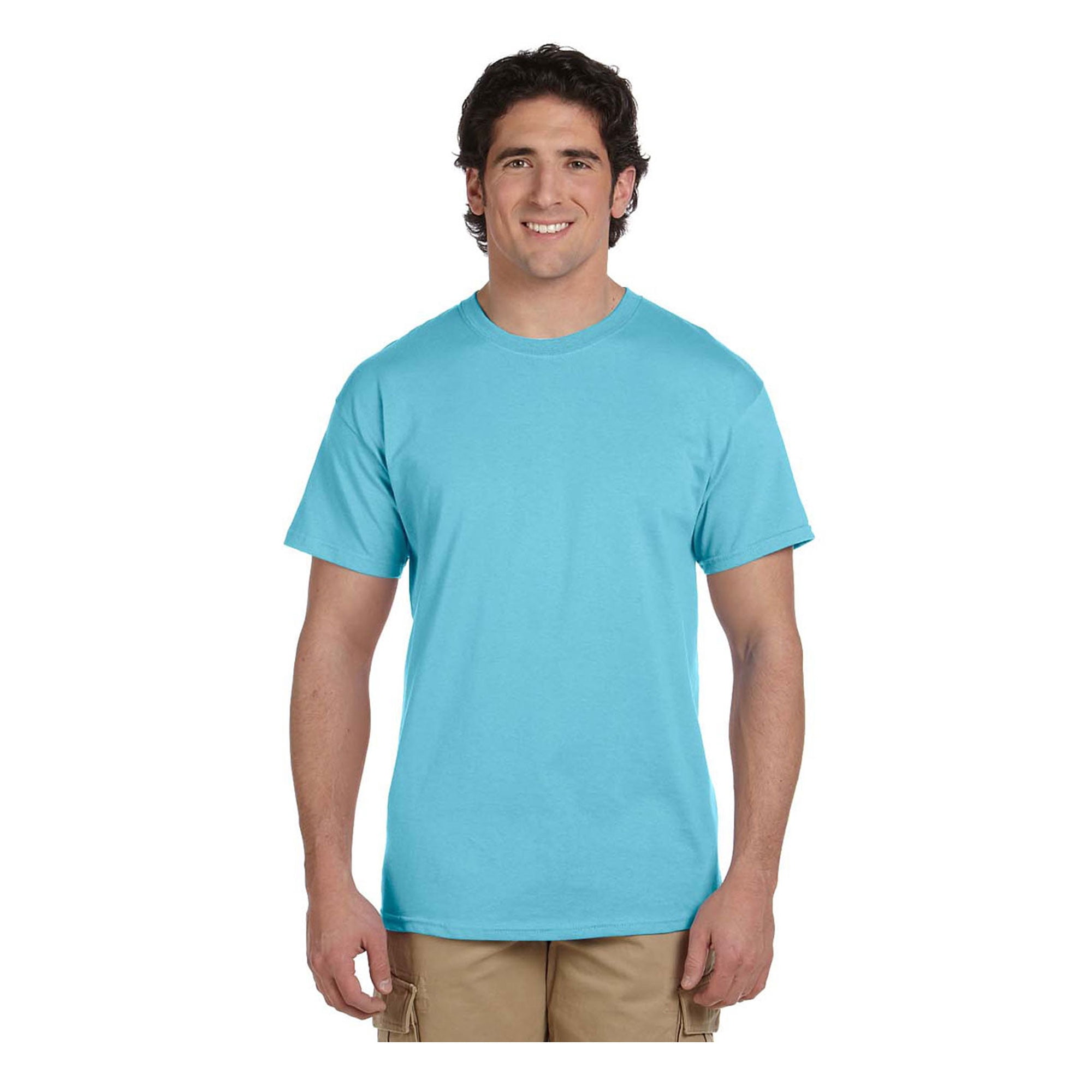 GILDAN Men’s Ultra Taped Neck T-Shirt – Preshrunk Jersey Tee, Multiple Colors & Sizes S-5X - View #6