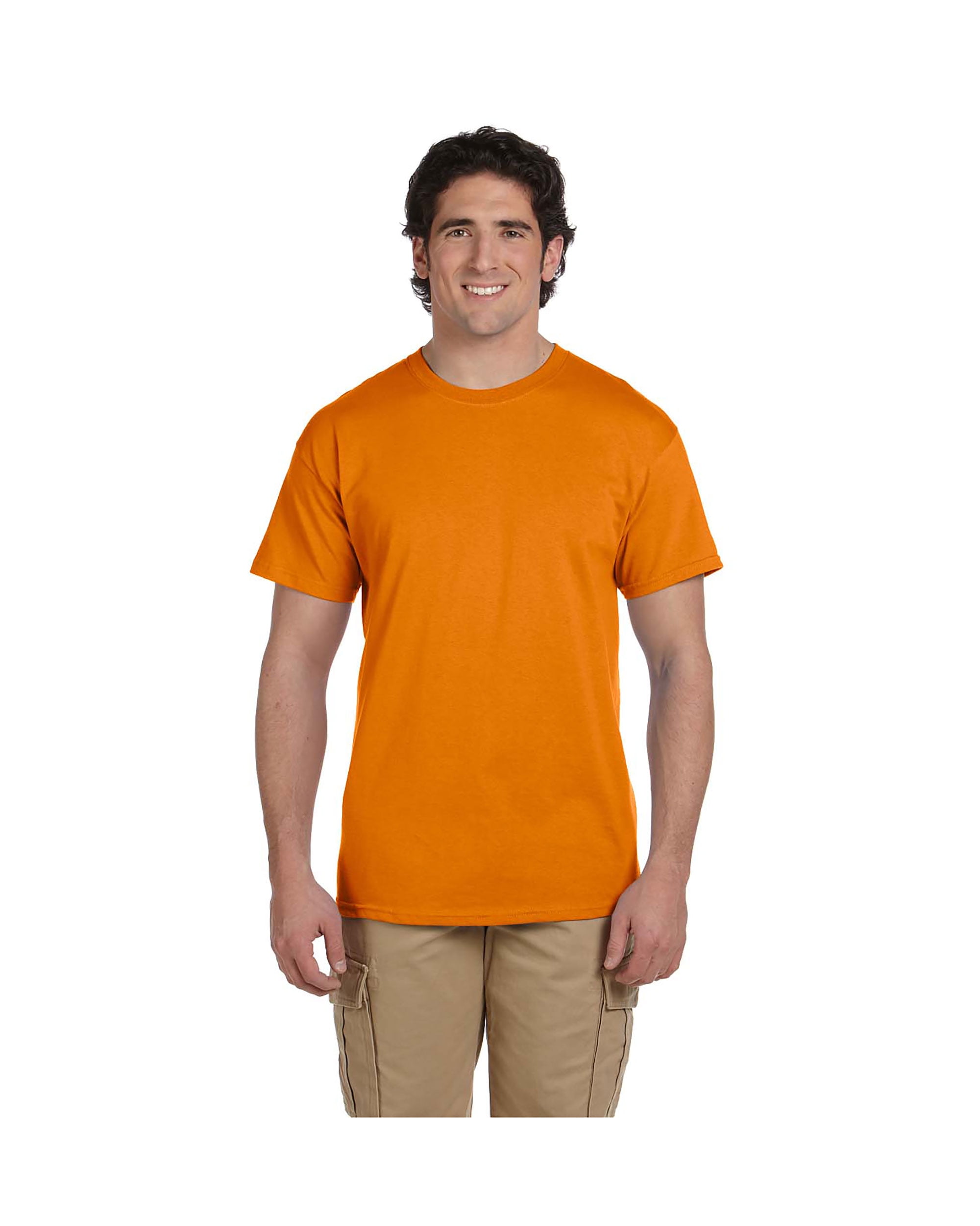 Gildan Men's Ultra Taped Neck T-Shirt - Preshrunk Jersey, Double-Needle Construction, S-5X