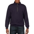 thumbnail image 1 of Gildan Men's and Big Men's 1/4 Zip Cotton Cadet Collar Sweatshirt, up to 2XL, 1 of 2
