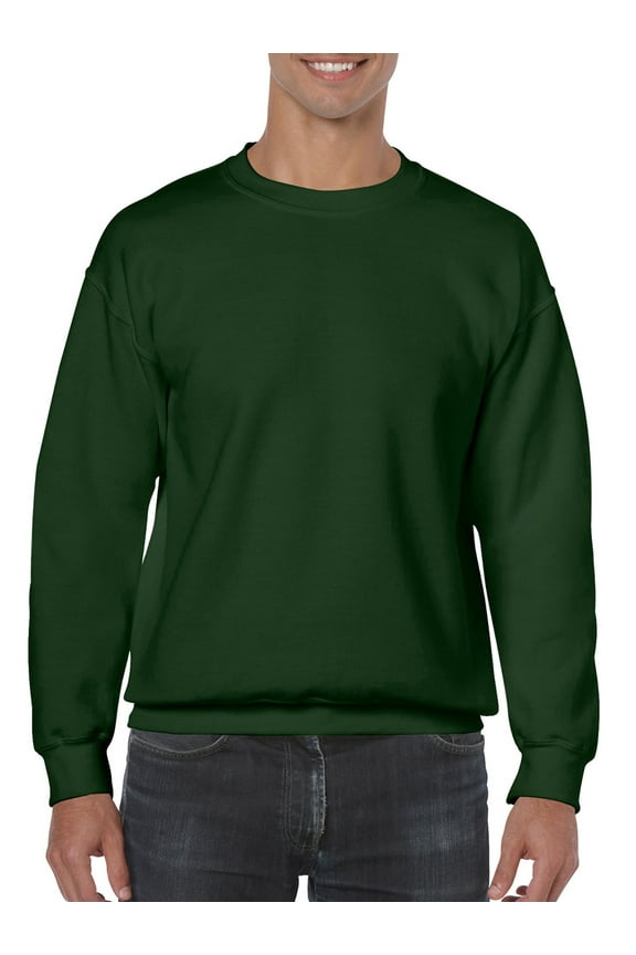 Men's and Big Men's Heavy Blend Crewneck Sweatshirt, up to Size 3XL