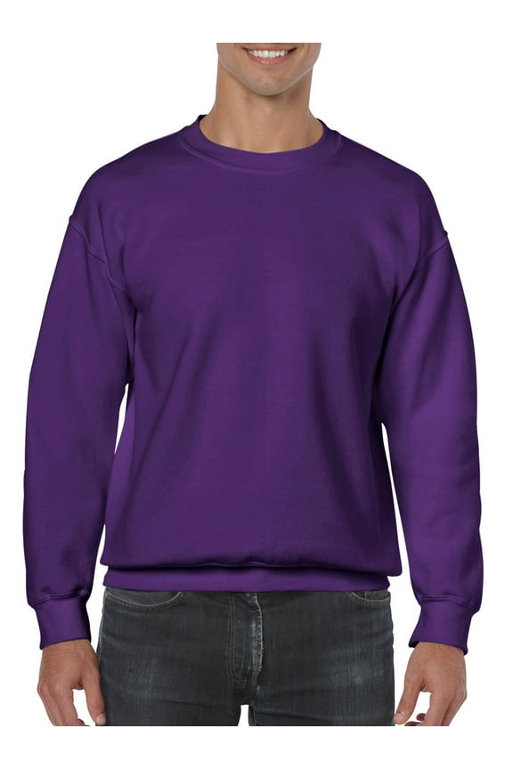 Men's and Big Men's Heavy Blend Crewneck Sweatshirt, up to Size 3XL