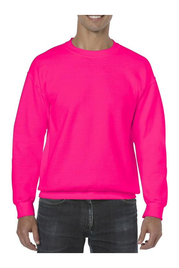 Men's and Big Men's Heavy Blend Crewneck Sweatshirt, up to Size 3XL