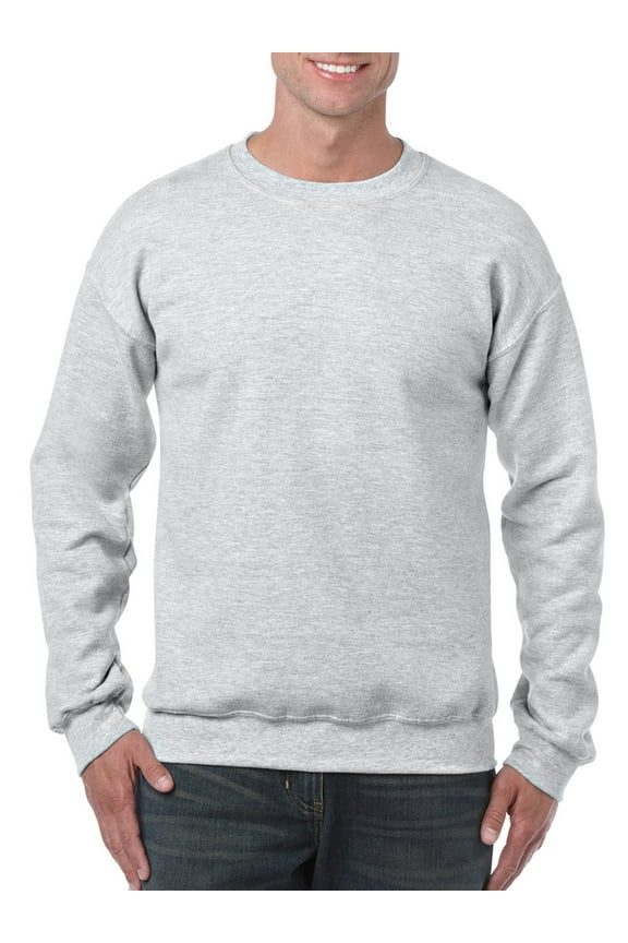 Men's and Big Men's Heavy Blend Crewneck Sweatshirt, up to Size 3XL
