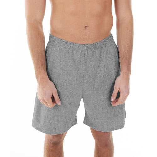 Gildan Mens Cotton Jersey Short with Pocket Elastic Waistband