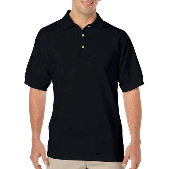 Gildan Mens DryBlend Jersey Sport Shirt , 5XL, Black