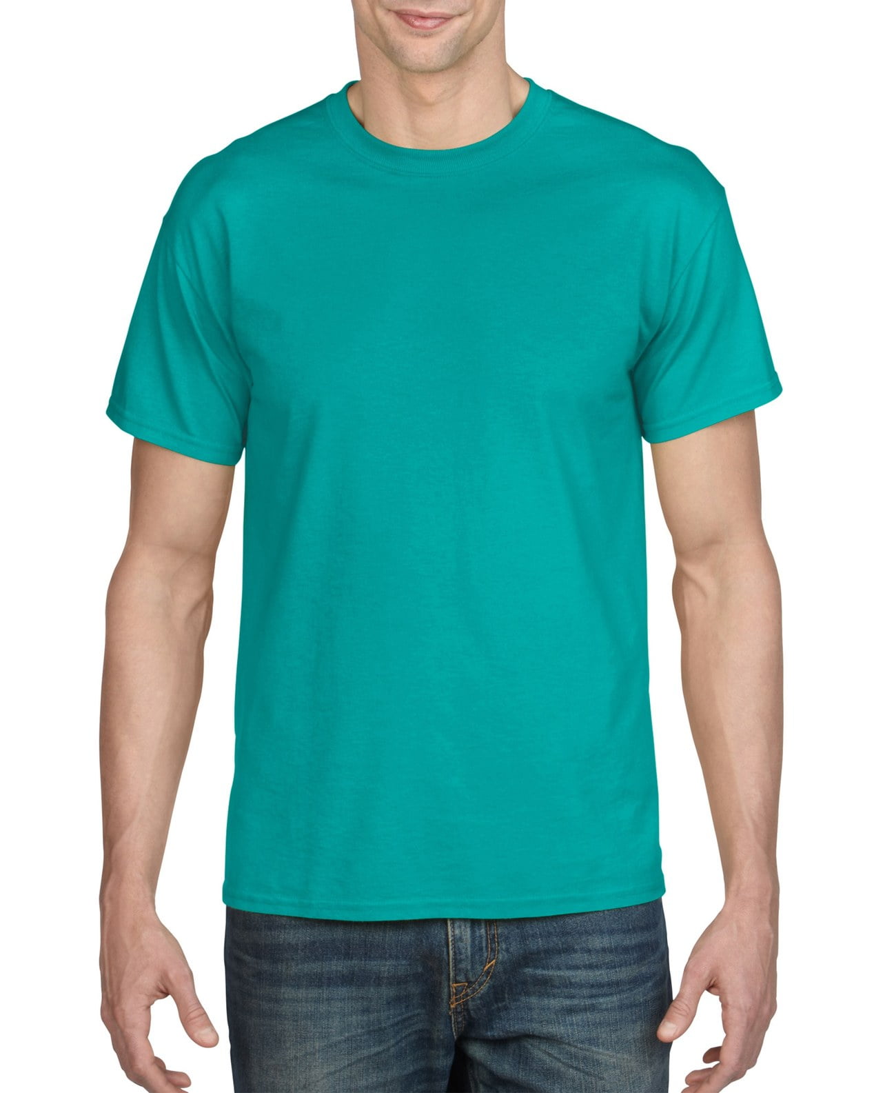 Gildan Dryblend Playera, Style G8000, Paquete Múltiple, Color Blanco