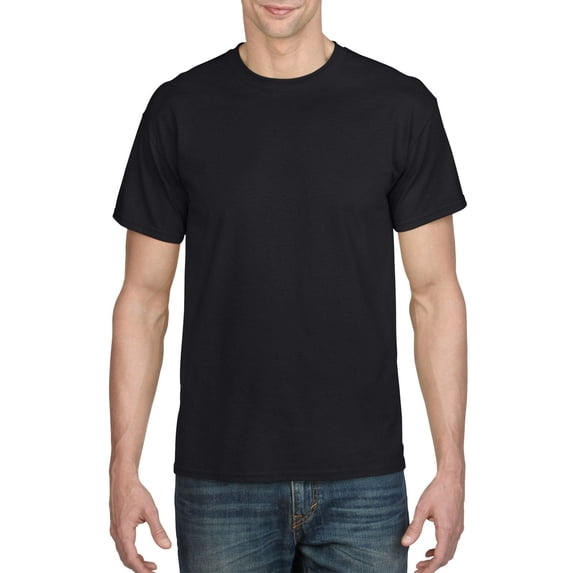 Gildan Mens DryBlend T-Shirt , S, Black (Pack of 2) 2 Black