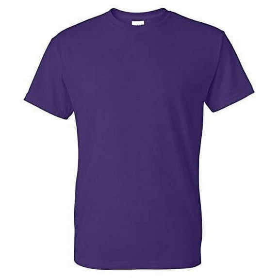 Gildan Mens DryBlend T-Shirt , S, Purple (Pack of 2) 2 Purple
