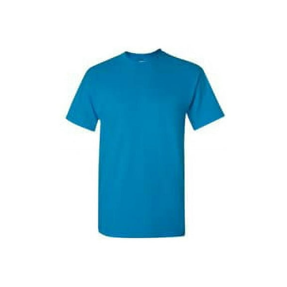 Gildan Mens DryBlend T-Shirt , S, Sapphire (Pack of 2) 2 Sapphire