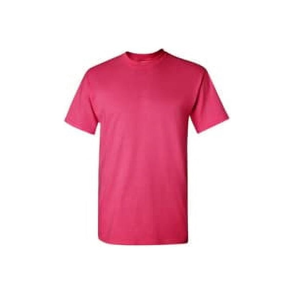 Gildan Mens DryBlend T-Shirt , XL, Azalea (Pack of 2) 2 Azalea