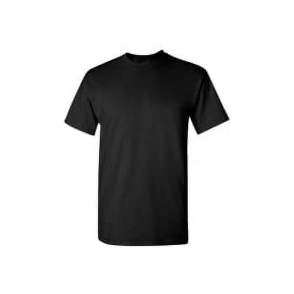 Gildan Mens DryBlend T-Shirt , XL, Black (Pack of 2) 2 Black