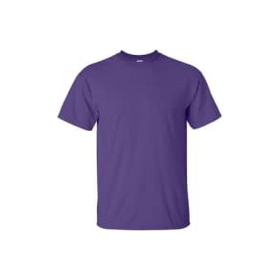 Gildan Mens DryBlend T-Shirt , XL, Purple (Pack of 2) 2 Purple