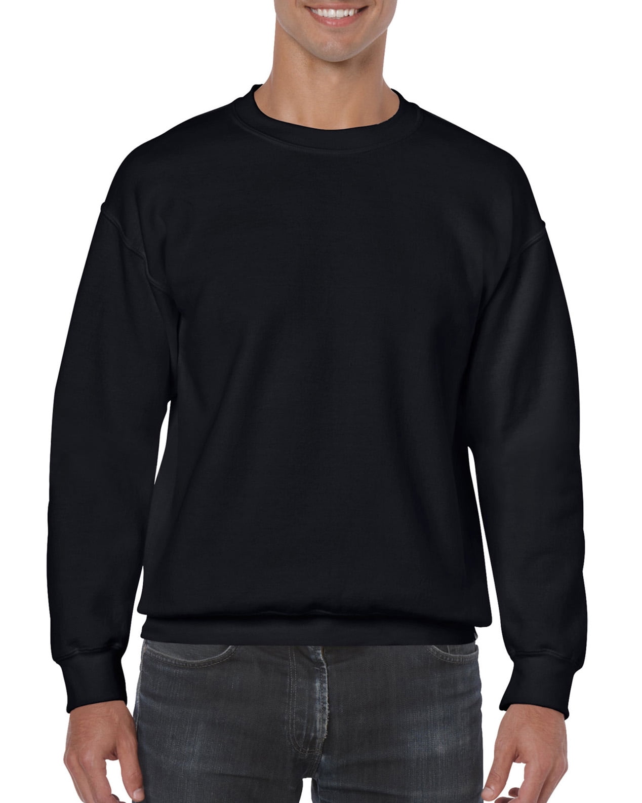 Gildan Mens Heavy Blend Crewneck Sweatshirt, 3XL, Dark Chocolate