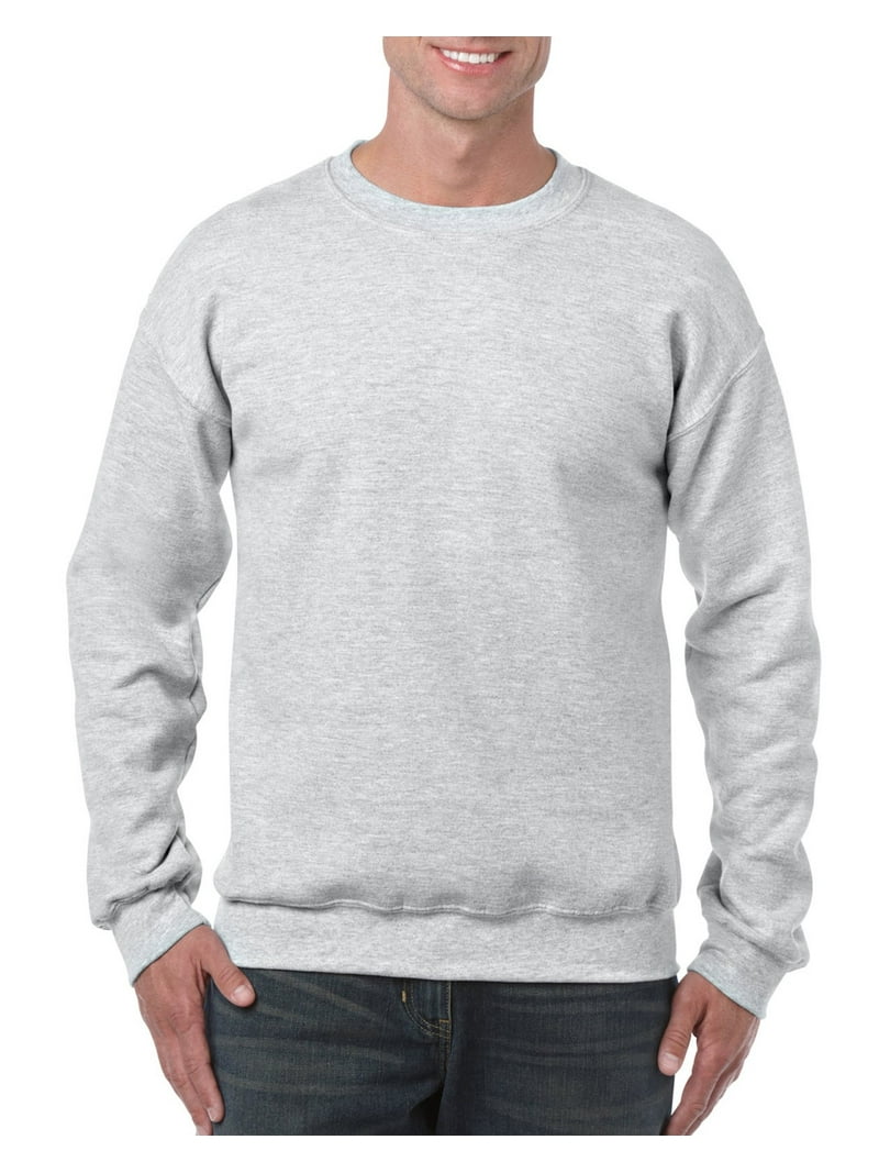 Gildan Mens Heavy Blend Crewneck Sweatshirt, 4XL, Ash
