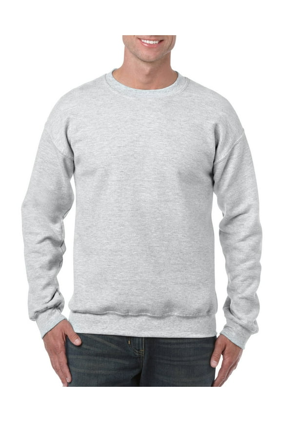 Mens Heavy Blend Crewneck Sweatshirt, 4XL, Ash