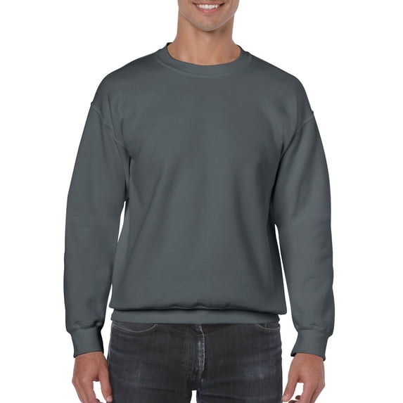 Gildan Mens Heavy Blend Crewneck Sweatshirt, 4XL, Charcoal