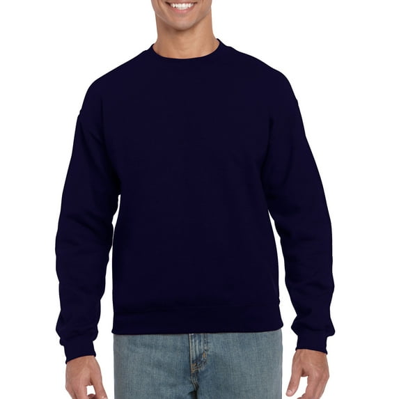 Gildan Mens Heavy Blend Crewneck Sweatshirt, 5XL, Navy