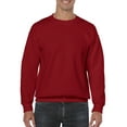 thumbnail image 1 of Gildan Mens Heavy Blend Crewneck Sweatshirt, L, Cardinal Red, 1 of 3