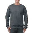 thumbnail image 1 of Gildan Mens Heavy Blend Crewneck Sweatshirt, L, Dark Heather, 1 of 3