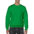 thumbnail image 1 of Gildan Mens Heavy Blend Crewneck Sweatshirt, L, Irish Green, 1 of 3