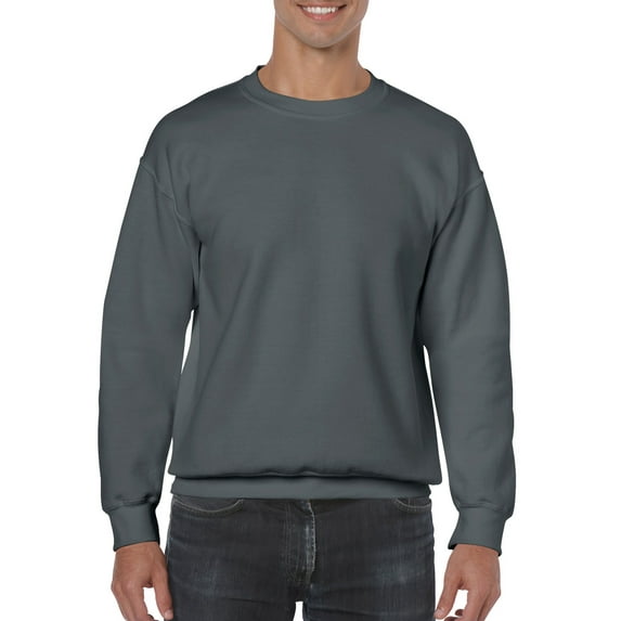 Gildan Mens Heavy Blend Crewneck Sweatshirt, M, Charcoal