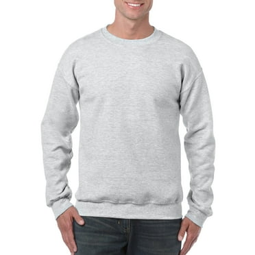 Gildan Mens Heavy Blend Crewneck Sweatshirt, S, Ash