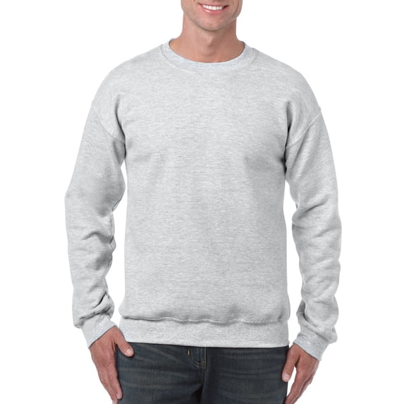 Gildan Mens Heavy Blend Crewneck Sweatshirt, S, Ash