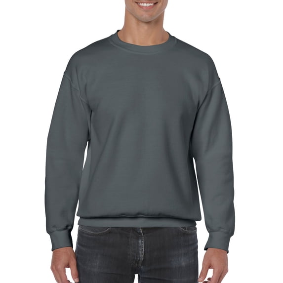 Gildan Mens Heavy Blend Crewneck Sweatshirt, S, Charcoal