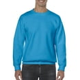 thumbnail image 1 of Gildan Mens Heavy Blend Crewneck Sweatshirt, S, Sapphire, 1 of 3