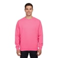 thumbnail image 1 of Gildan Mens Heavy Blend Crewneck Sweatshirt Soft Fleece Sweater 8oz 50/50 Cotton/Polyester, Safety Pink S, 1 of 5