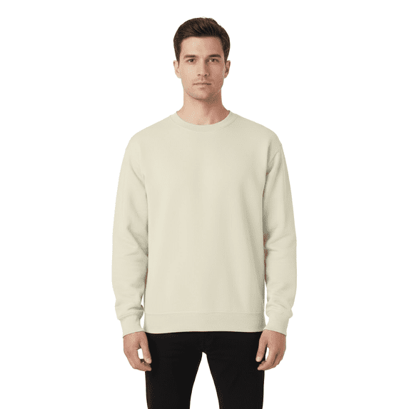 Gildan Mens Heavy Blend Crewneck Sweatshirt Soft Fleece Sweater 8oz 50/50 Cotton/Polyester, Sand S