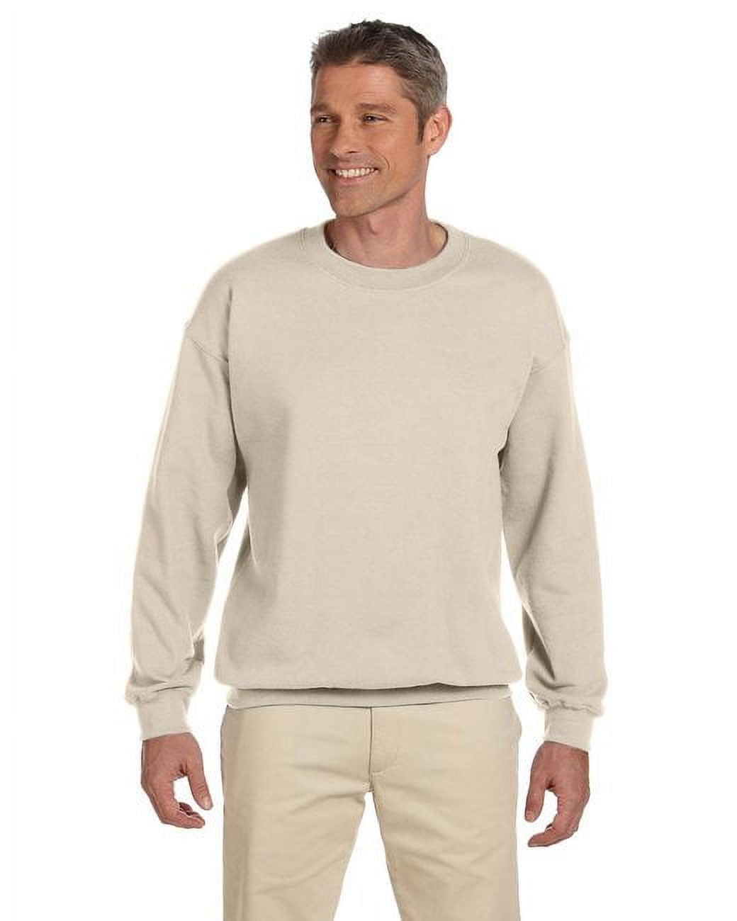 Gildan Mens Heavy Blend Crewneck Sweatshirt, XL, Sand 