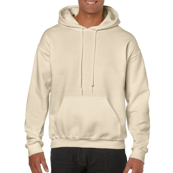 Gildan Mens Heavy Blend Hooded Sweatshirt, 3XL, Sand, 3XL, Sand