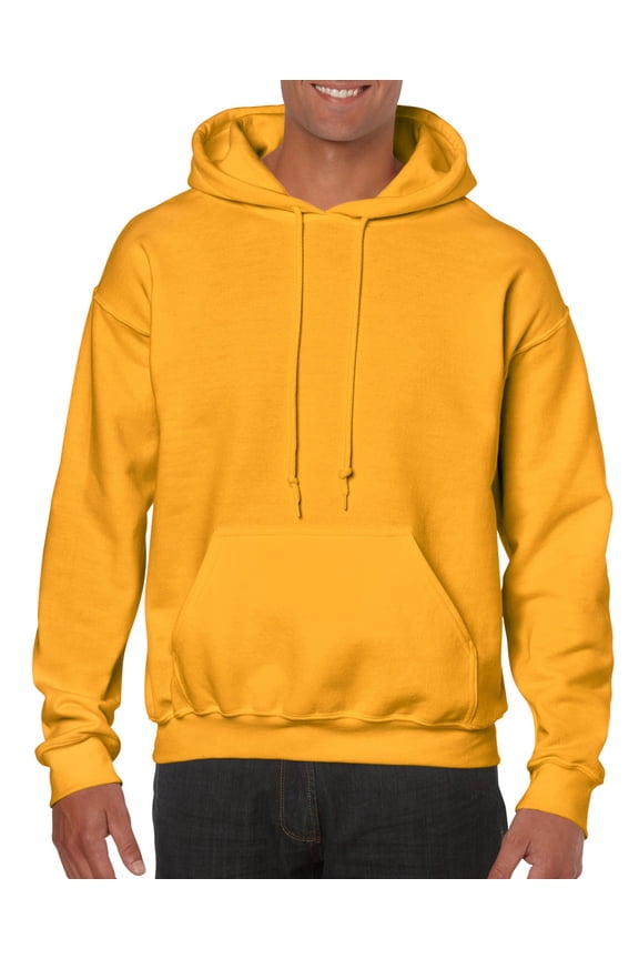 Mens Heavy Blend Hooded Sweatshirt, 4XL, Gold