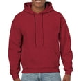 thumbnail image 1 of Gildan Mens Heavy Blend Hooded Sweatshirt, 5XL, Antique Cherry Red, 1 of 3