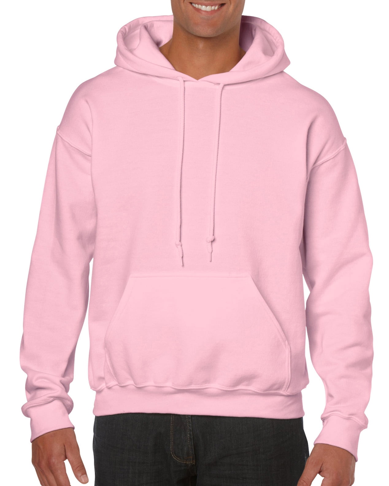 Gildan Mens Heavy Blend Hooded Sweatshirt 5XL Light Pink Walmart