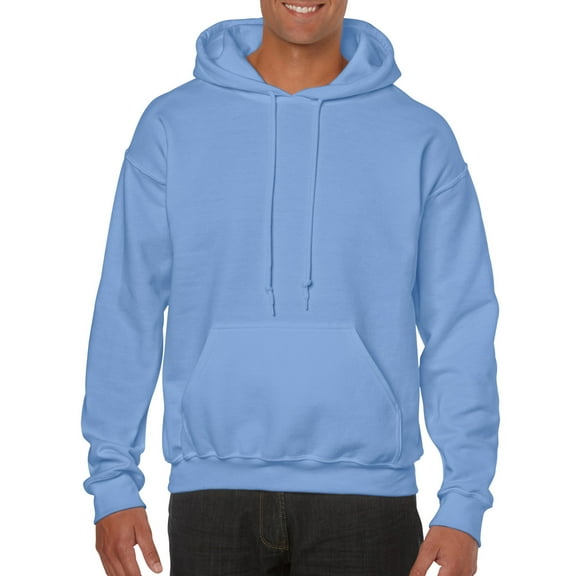 Gildan Mens Heavy Blend Hooded Sweatshirt, L, Carolina Blue