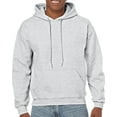 thumbnail image 1 of Gildan Mens Heavy Blend Hooded Sweatshirt, M, Ash, 1 of 3