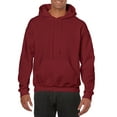 thumbnail image 1 of Gildan Mens Heavy Blend Hooded Sweatshirt, XL, Garnet, 1 of 3
