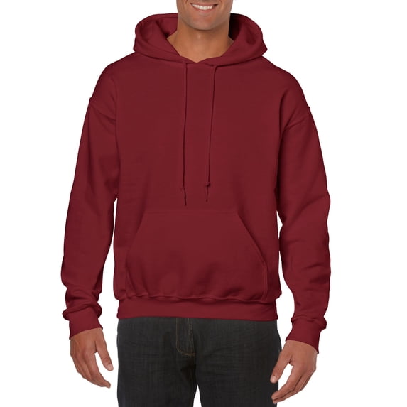 Gildan Mens Heavy Blend Hooded Sweatshirt, XL, Garnet