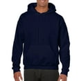 thumbnail image 1 of Gildan Mens Heavy Blend Hooded Sweatshirt, XL, Navy, 1 of 3