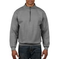 thumbnail image 1 of Gildan Mens Heavy Blend Quarter-Zip Cadet Collar Sweatshirt, 1 of 5