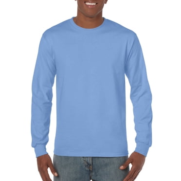 Hanes Men's Long-Sleeve Beefy-T Shirt, Black, Small (Pack Of 2