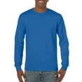 thumbnail image 1 of Gildan Mens Heavy Cotton Long Sleeve T-Shirt, M, Royal, 1 of 3