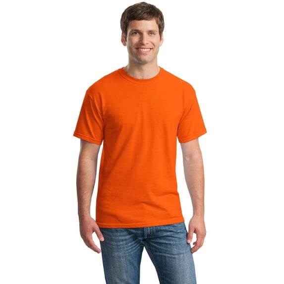 Gildan Mens Heavy Cotton T-Shirt
, 3XL, Orange (Pack of 12) 12 Orange