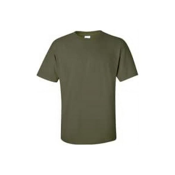 Gildan Mens Heavy Cotton T-Shirt
(Pack of 2) 2 Military Green