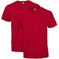 thumbnail image 1 of Gildan Mens Heavy Cotton T-Shirt, Style G5000, Multipack 2 Heather Red 2-pack X-Large, 1 of 4