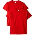 thumbnail image 1 of Gildan Mens Heavy Cotton T-Shirt, Style G5000, Multipack 2 Red 2-pack Medium, 1 of 4