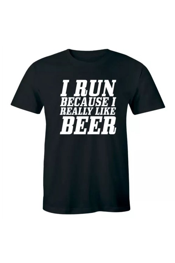 Mens I Run Because I Really Like Funny Workout Gym Party Men's